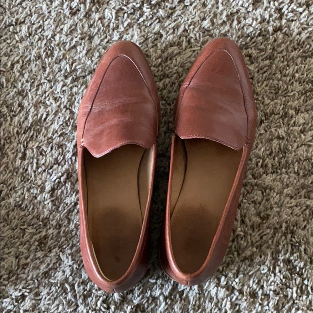 Madewell Women's Tan Leather Flats